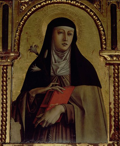 St. Clare (detail) by Carlo Crivelli